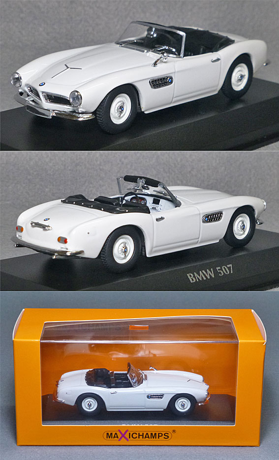 940022510 BMW 507 1957ホワイト ミニカーショップ ポケットガレージ