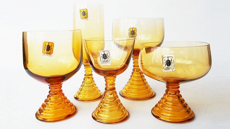 昭和レトロなガラス食器