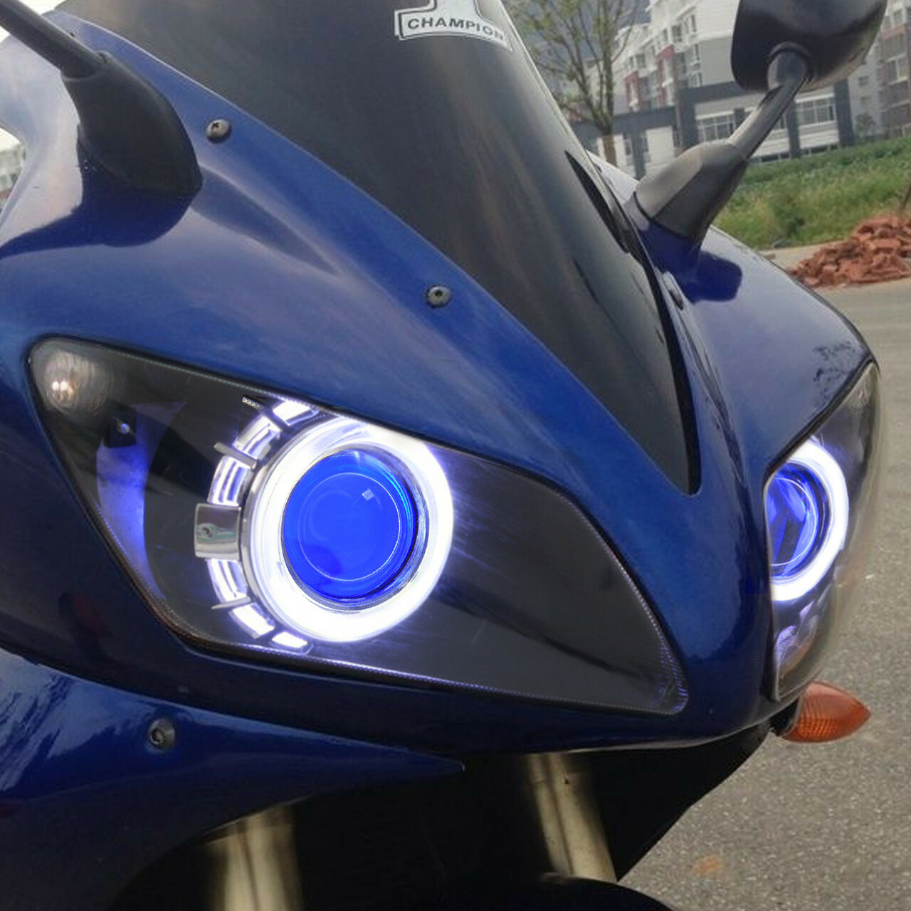 Demoneyes デーモンアイ HID プロジェクター LED ヘッドライトユニット / ヤマハ YZF-R1 2002-2003 | Global  Motor Online Motorcycle オンラインショップ