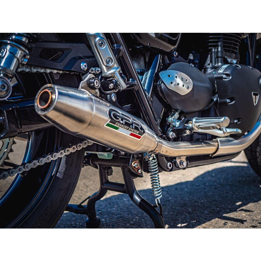 イタリア GPR / DEEPTONE 左右2本だし スリップオン マフラー / トライアンフ TRIUMPH スピードツイン SPEED TWIN  900 2020-2021 E4.T.89.DE | Global Motor Online Motorcycle オンラインショップ