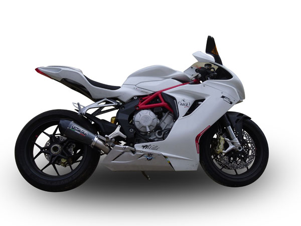 イタリア GPR / GPE Poppy 触媒付き スリップオン マフラー 公道仕様 / MVアグスタ MV AGUSTA F3 675  2012-2016 MV.5.CAT.GPEPO | Global Motor Online Motorcycle オンラインショップ