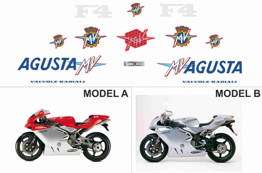 グラフィック デカール ステッカー 車体用 / MV アグスタ F4 / レプリカ F4 750S 1998-2002 | Global Motor  Online Motorcycle オンラインショップ