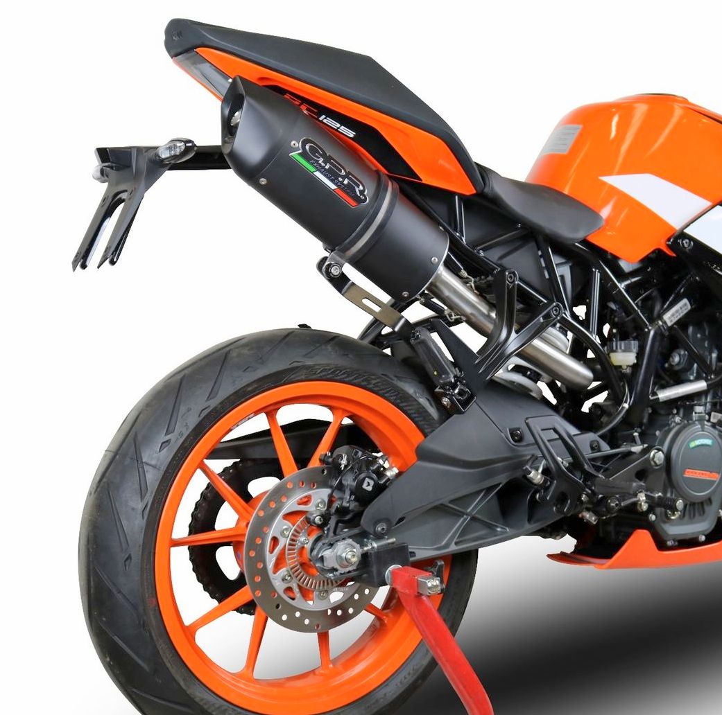 イタリア GPR / ハイマウント FUNE ブラック スリップオンマフラー / KTM RC390 2017-  /E4.KT.89.DBHOM.FNE4 | Global Motor Online Motorcycle オンラインショップ