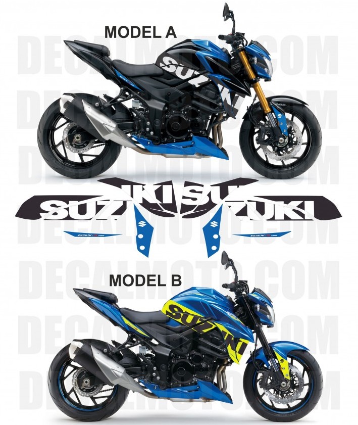 グラフィック デカール ステッカー 車体用 / Suzuki GSX-S 750 Sign Easy Blue | Global Motor  Online Motorcycle オンラインショップ