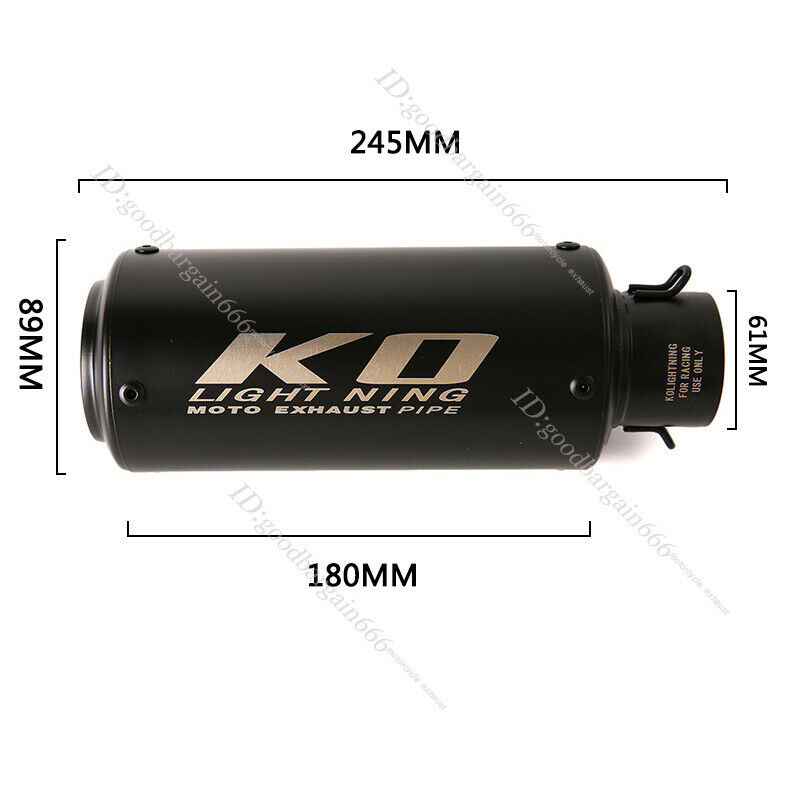 KO Lightning / 245mm Type:A～D フルエキゾースト マフラー / ヤマハ YZF-R1M 2015-（ 2CR / 2KS  ） / MT-10 2019- | Global Motor Online Motorcycle オンラインショップ