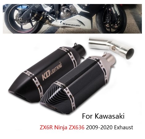 KO Lightning / 380 mm スリップオンマフラー / Kawasaki カワサキ ZX-6R 2009-2020 | Global  Motor Online Motorcycle オンラインショップ