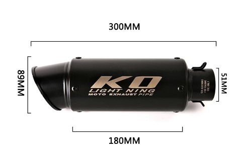 KO Lightning / 440 mmスリップオンマフラー / Kawasaki カワサキ Z1000 2010-2019年式 / ニンジャ  1000 Ninja1000 / SX 2010-2021年式 | Global Motor Online Motorcycle オンラインショップ