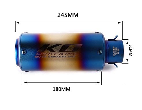 KO Lightning / 440 mmスリップオンマフラー / Kawasaki カワサキ Z1000 2010-2019年式 / ニンジャ  1000 Ninja1000 / SX 2010-2021年式 | Global Motor Online Motorcycle オンラインショップ