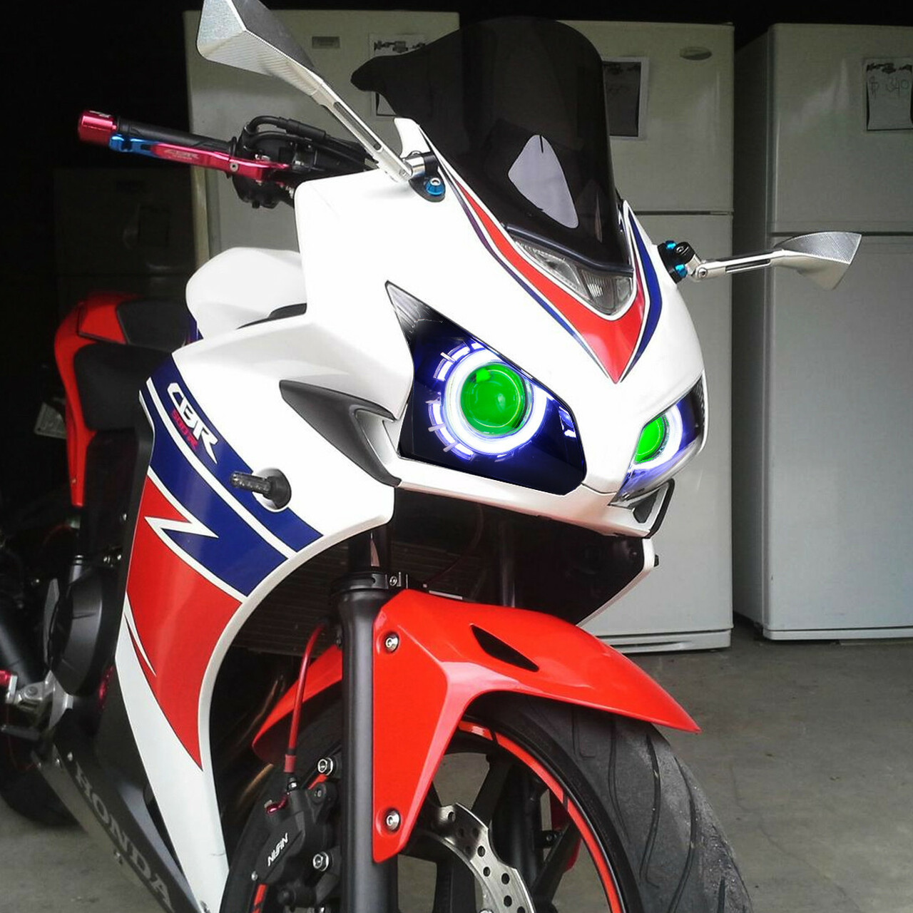 Demoneyes デーモンアイ HID プロジェクター LED ヘッドライトユニット / ホンダ CBR400R 2013-2015 |  Global Motor Online Motorcycle オンラインショップ