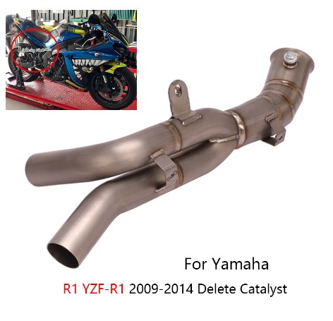 KO Lightning / チタン製 リンクパイプ 中間パイプ 触媒除去 / ヤマハ Yamaha YZF-R1 2009-2014 |  Global Motor Online Motorcycle オンラインショップ