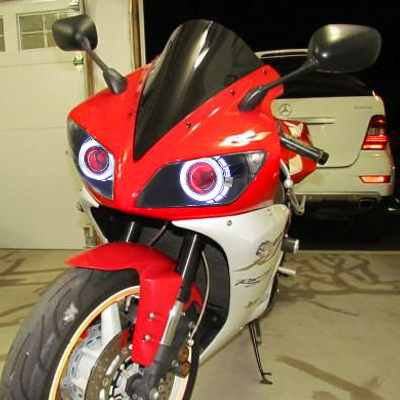 Demoneyes デーモンアイ HID プロジェクター LED ヘッドライトユニット / ヤマハ YZF-R1 2002-2003 | Global  Motor Online Motorcycle オンラインショップ