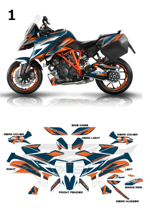 グラフィック デカール ステッカー 車体用 / KTM 1290 SUPER ...