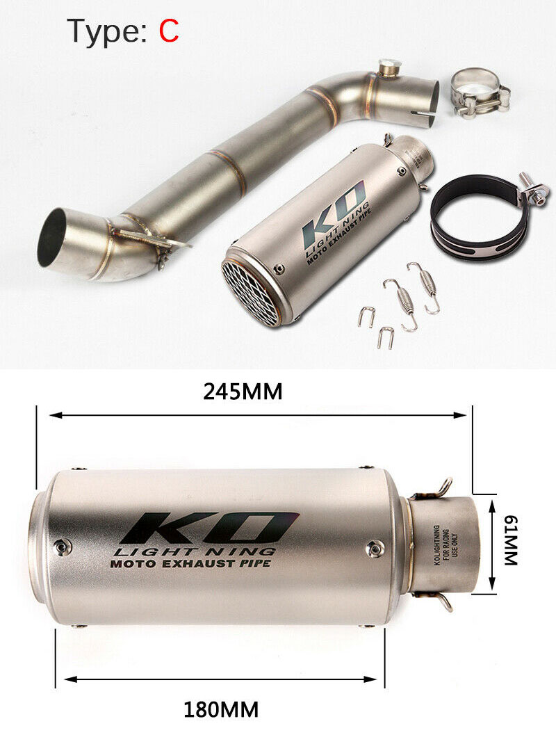 KO Lightning / 245mm/300mm Type:A～D スリップオン マフラー / ホンダ CBR1000RR 2008-2016 (SC59  前期 後期) 北米仕様 | Global Motor Online Motorcycle オンラインショップ