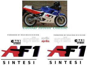 グラフィック デカール aprilia AF1 125 SINTESI PROJECT 108 1988 | Global Motor Online  Motorcycle オンラインショップ