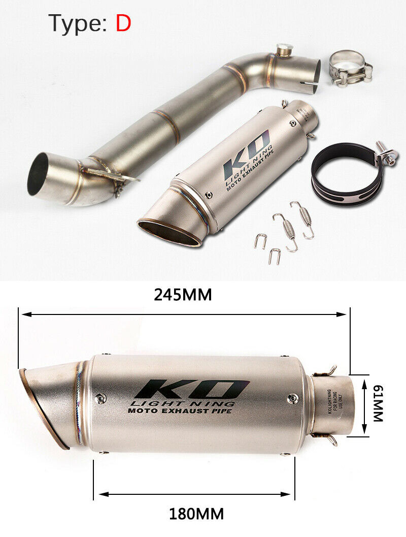 KO Lightning / 370mm Type:A～B スリップオン マフラー / ホンダ CBR1000RR 2004-2007 ( SC57 )