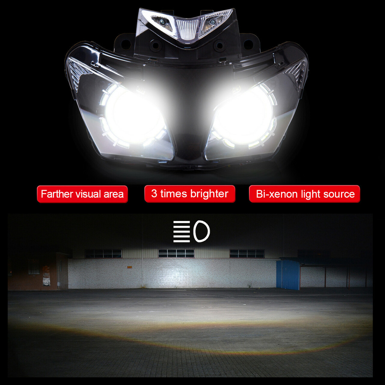 Demoneyes デーモンアイ HID プロジェクター LED ヘッドライトユニット / ホンダ CBR400R 2013-2015 |  Global Motor Online Motorcycle オンラインショップ