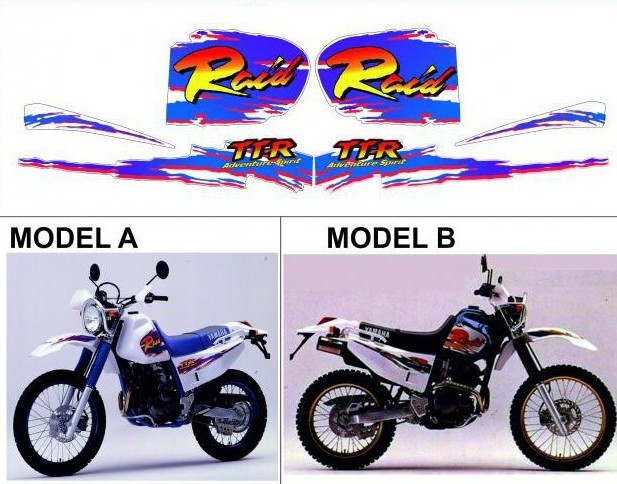 グラフィック デカール ステッカー 車体用 / ヤマハ TT250R RAID / 1994 | Global Motor Online  Motorcycle オンラインショップ