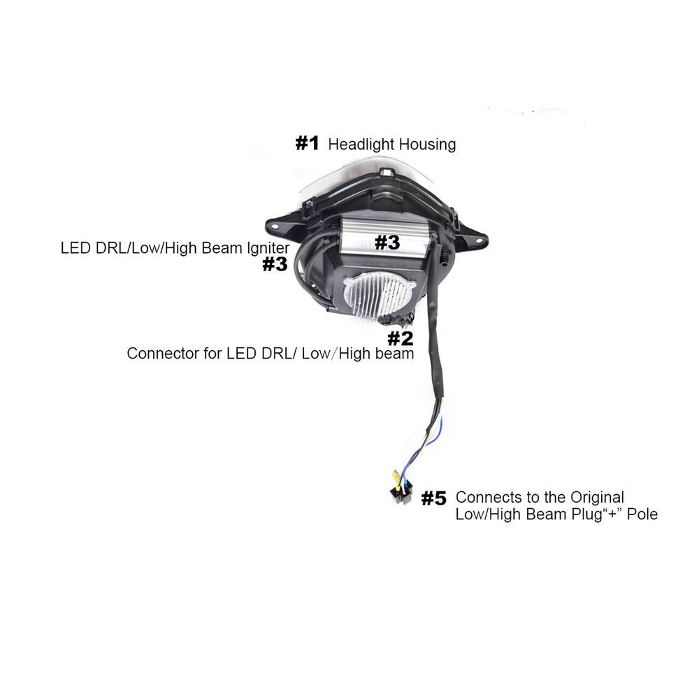 Demoneyes デーモンアイ HID プロジェクター LED ヘッドライトユニット 