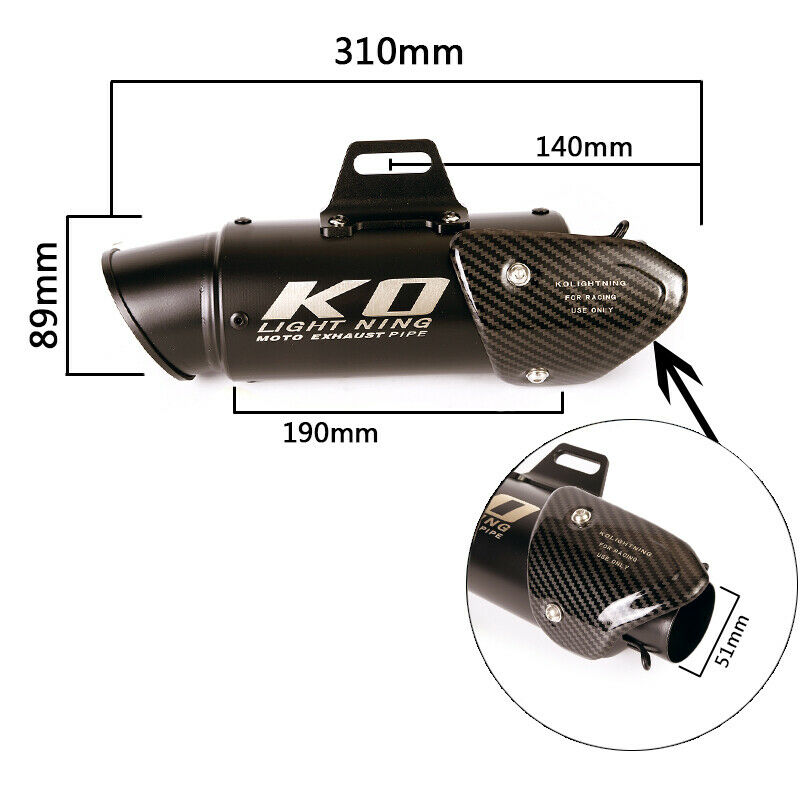 KO Lightning / 310mm Type:A～E スリップオン マフラー / カワサキ Z900 2017- （ ZR900B ) |  Global Motor Online Motorcycle オンラインショップ