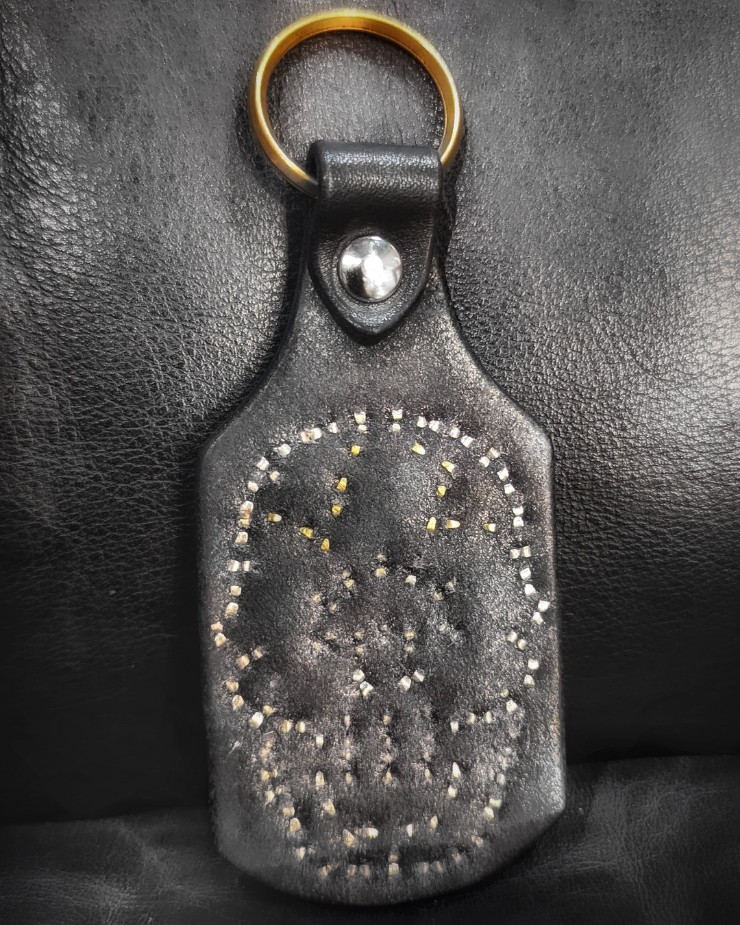 スカルキーホルダー スカル ドクロ キーホルダー キーフック 真鍮 ブラス Skull Key