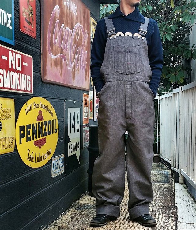 No.Lot1350 Dappers ダッパーズ オーバーオール 38 Lot1350 ダッパーズ Dappers OVERALL Classical Railroader