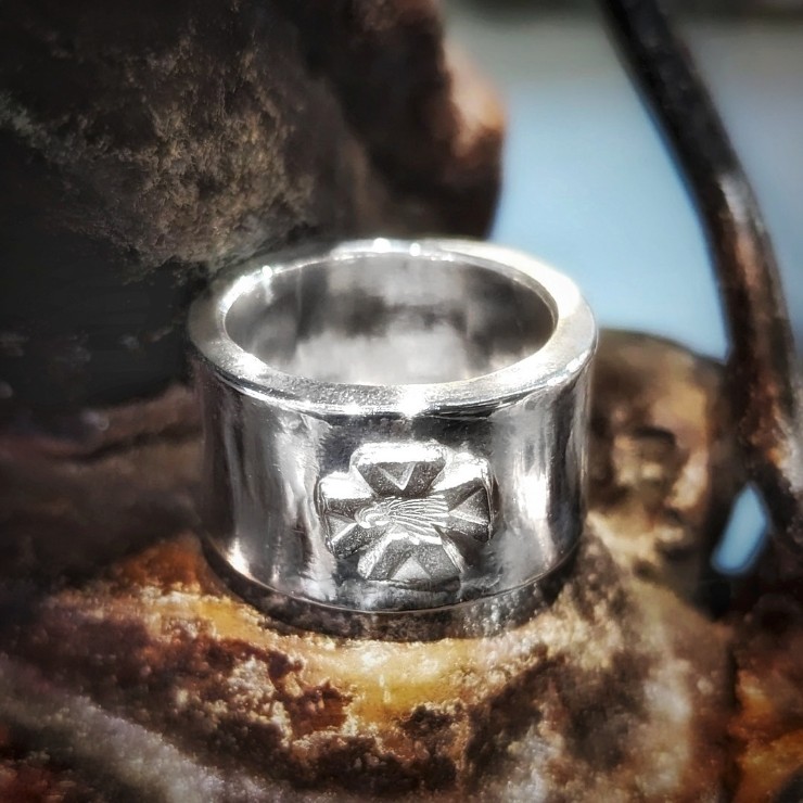 Silver925 Iron Cross Ring | 8UP
