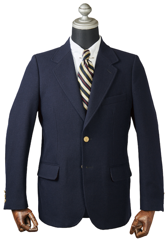 AJ-123-S-AB SINGLE NAVY BLAZER | ADJUSTABLE COSTUME