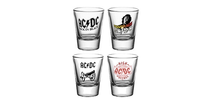 AC/DC ショットグラス　6PACK AC/DC - Mix - ショットグラスセット - ONGAKUYA 小物楽器雑貨店 AM7