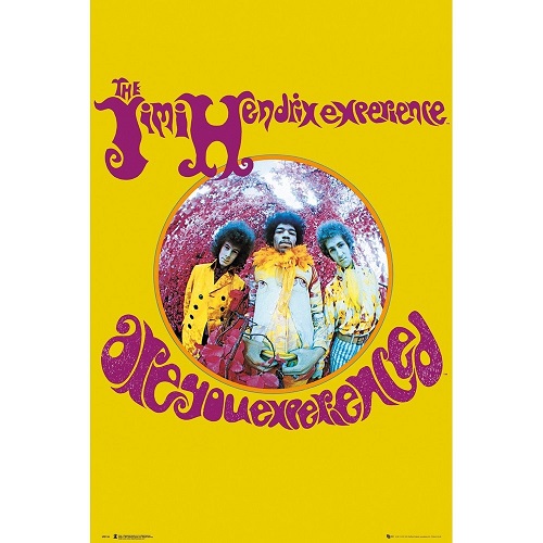 ジミ・ヘンドリックス - The Jimi Hendrix Experience - ポスター - ONGAKUYA 小物楽器雑貨店  AM7(エー・メジャーセブンス)