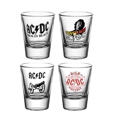 AC/DC ショットグラス　6PACK AC/DC - Mix - ショットグラスセット - ONGAKUYA 小物楽器雑貨店 AM7