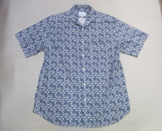 ARVOR MAREE アルボーマレー 半袖オープンカラーシャツ(ホワイト