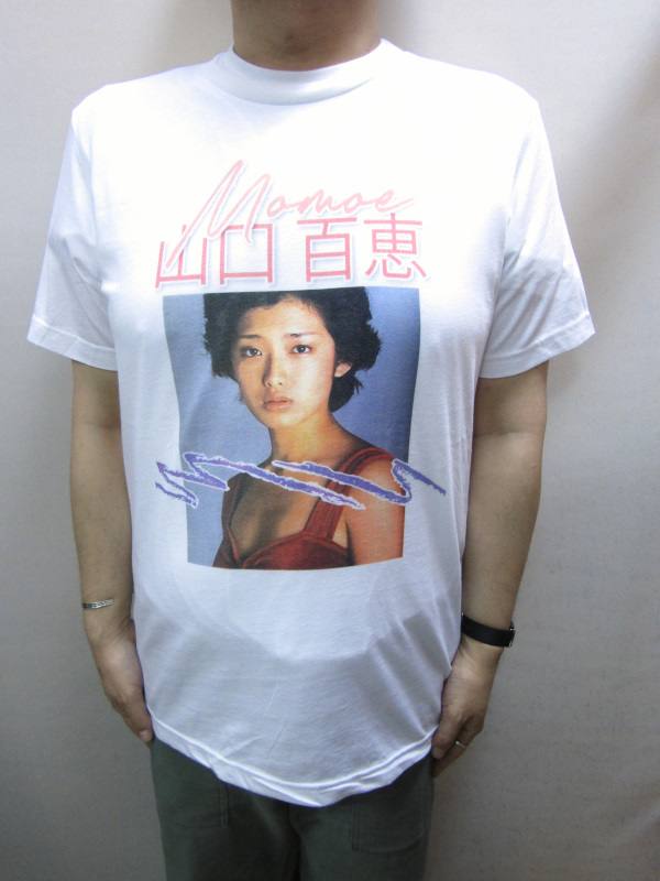 GOGD ジーオージーディー 半袖Tシャツ（山口百恵 ホワイト） | TAMAMI