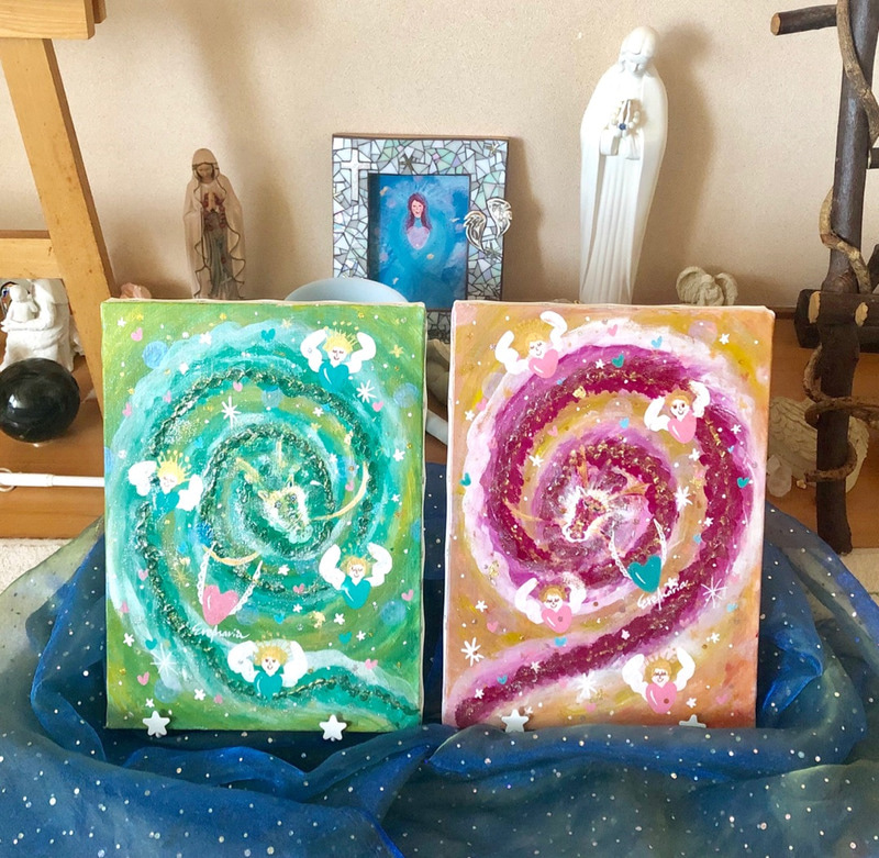 銀河の龍と天使たち／グリーン＊【簡易包装】 | ☆エレマリア