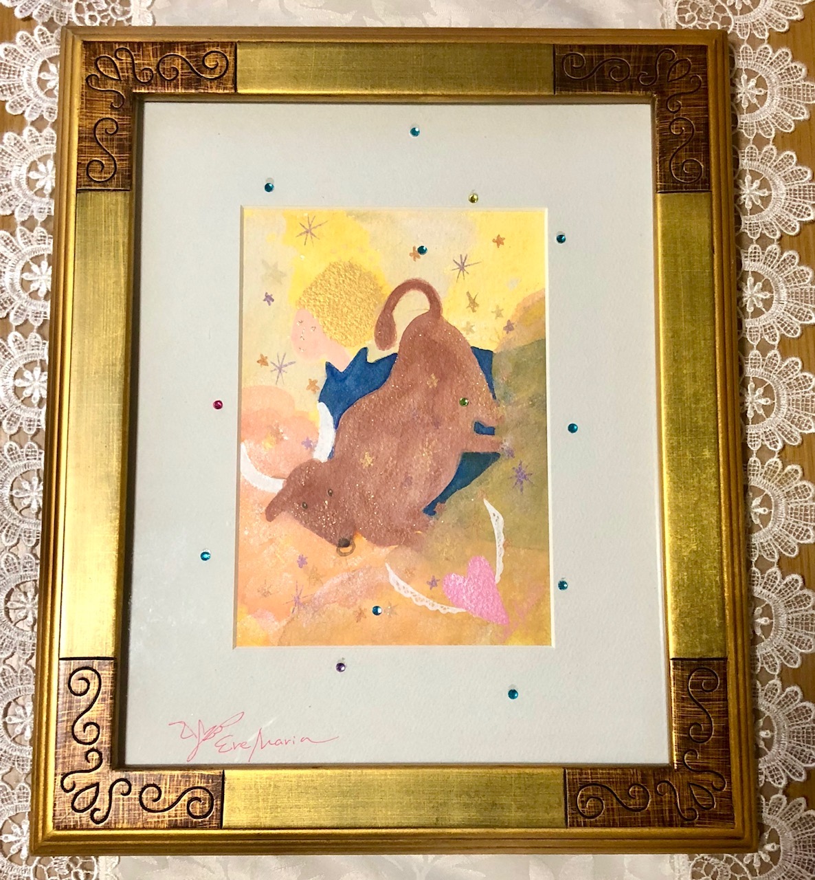 エレマリア 絵画 星座の天使*(額入り原画)(SOLD OUT) | ☆エレマリア