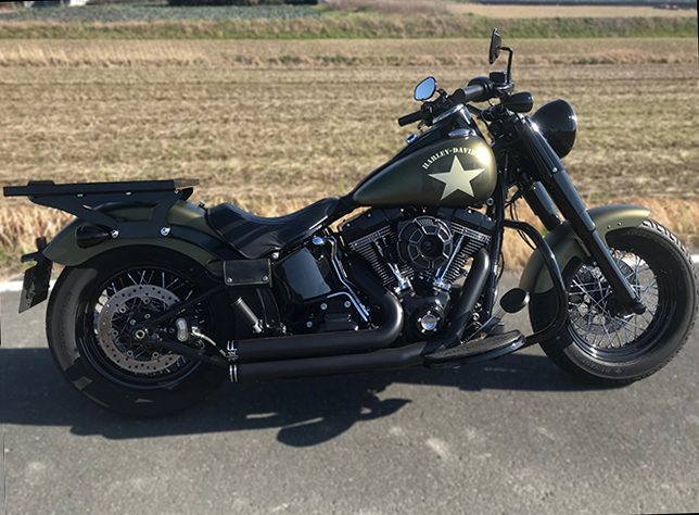 ハーレーダビットソン　FLS ソフテイルスリム　ソロシート　純正 Harley-Davidson ソフテイルスリム ソロシート ハーレーダビットソン
