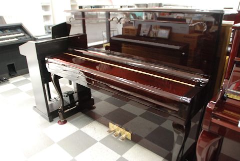 BOCKLER ベックラー アップライト ピアノ マホガニーカラー 赤茶色