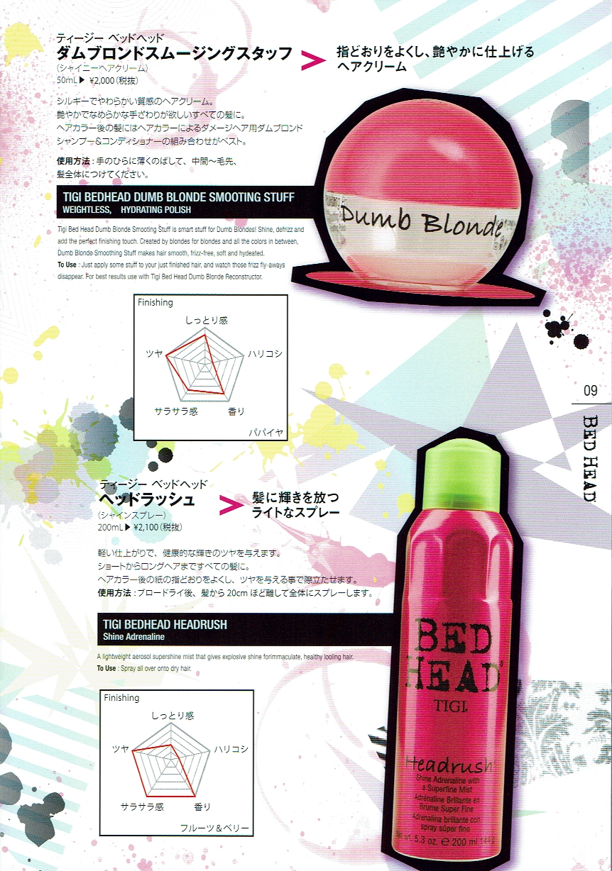 BED HEAD ヘッドラッシュ | ATELIER RAISIN BED HEAD ヘッドラッシュ | ATELIER RAISIN