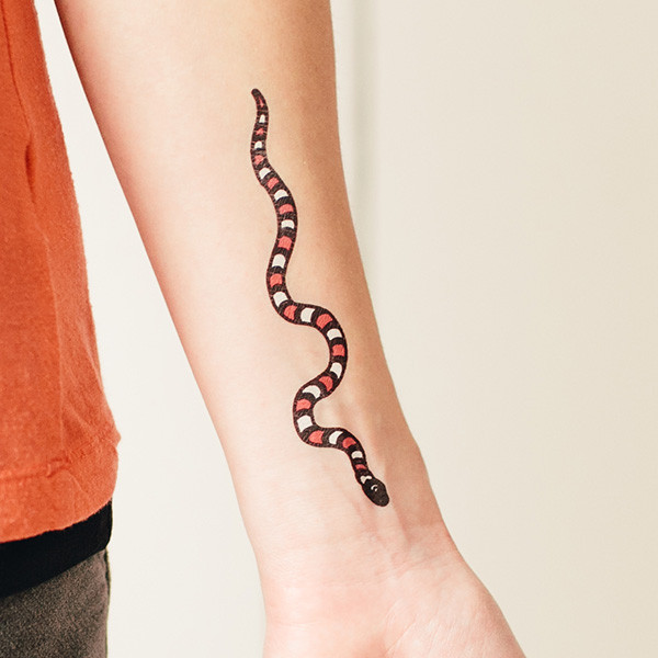 POPなタトゥーシール☆ TATTLY タトリー SNAKE スネーク | ATELIER RAISIN