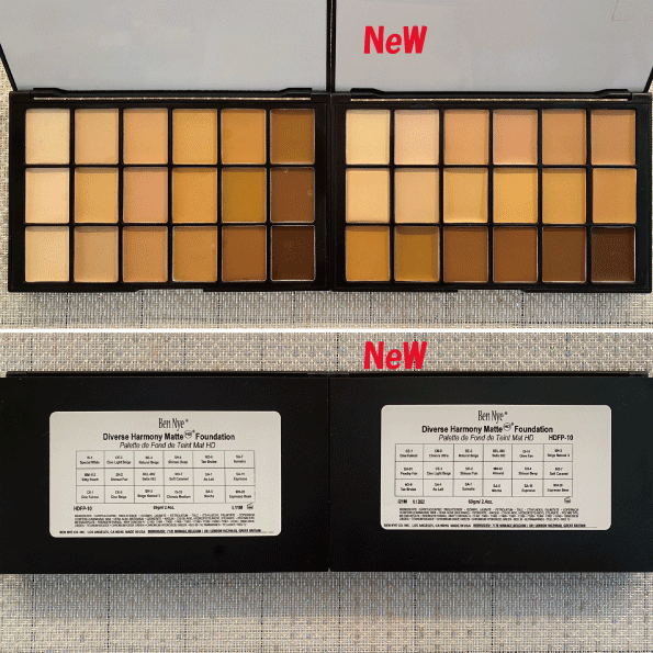 Ben Nye Media PRO HD MAT FOUNDATION PALETTE Diverse Harmony (HDFP