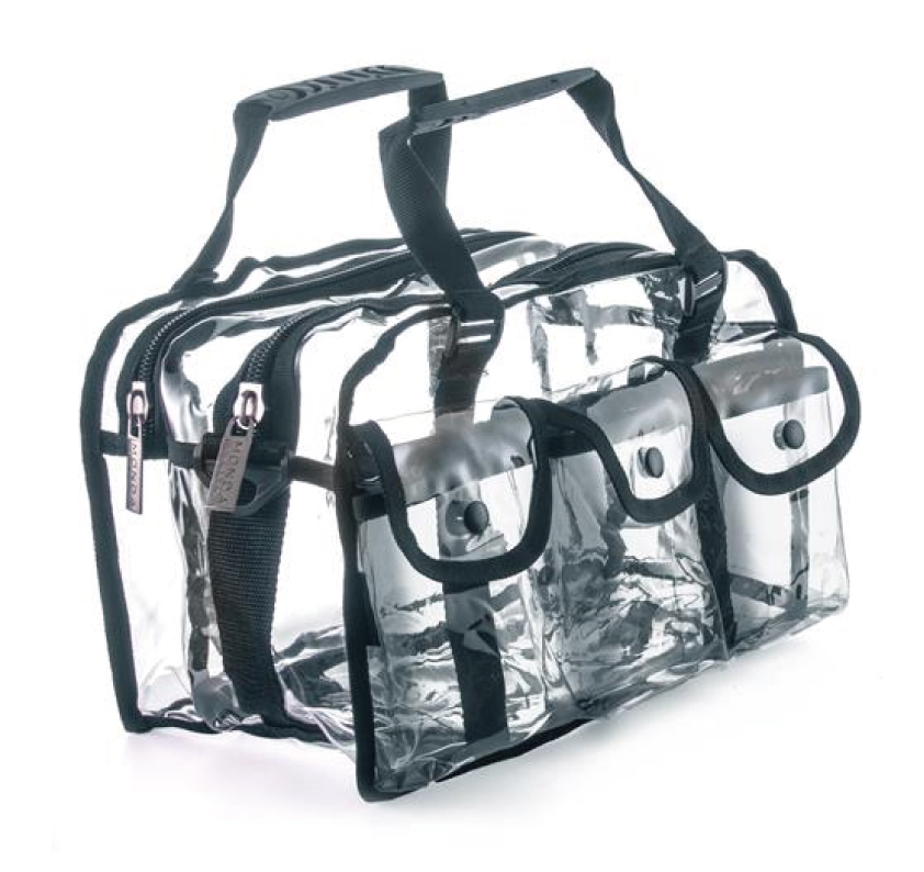 MONDA クリアバック　メイクアップ　ATELIER RAISIN Monda Studio MST-250 Makeup Clear Bag Black | ATELIER RAISIN