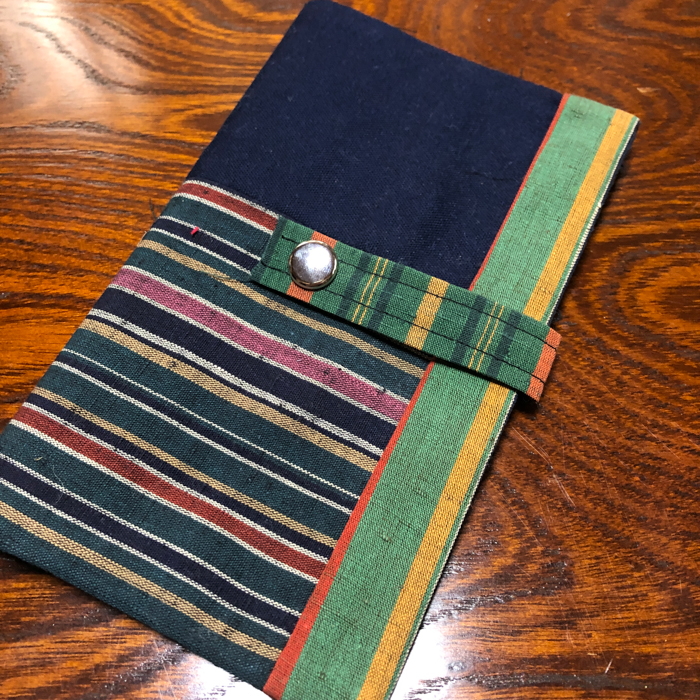 着物リメイク 会津木綿カードケースカバー | 着物リメイク | クラフト