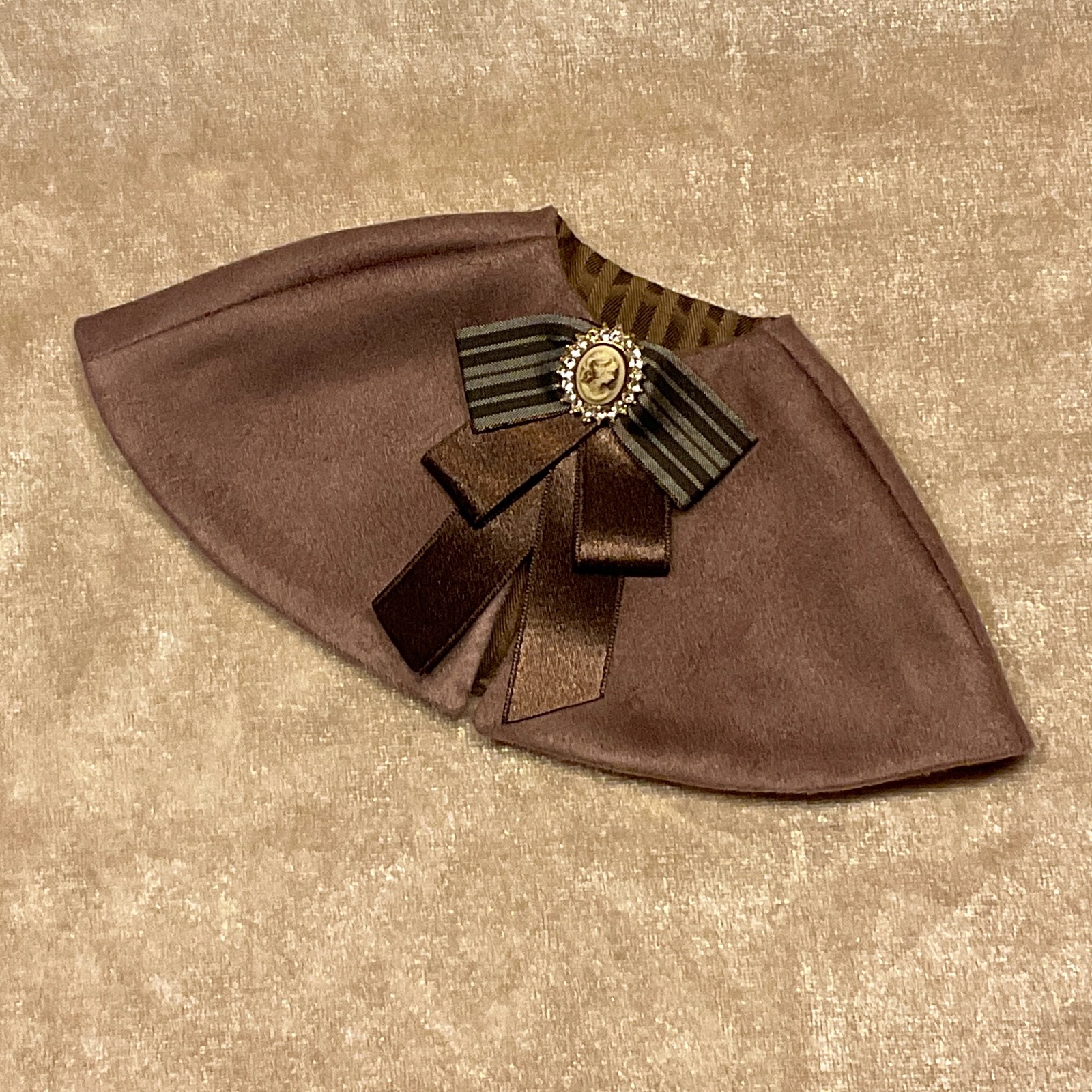 MDD・MSDケープ【オールドローズ/ストライプリボン】 - AZ-ONE×ADRAMELECH