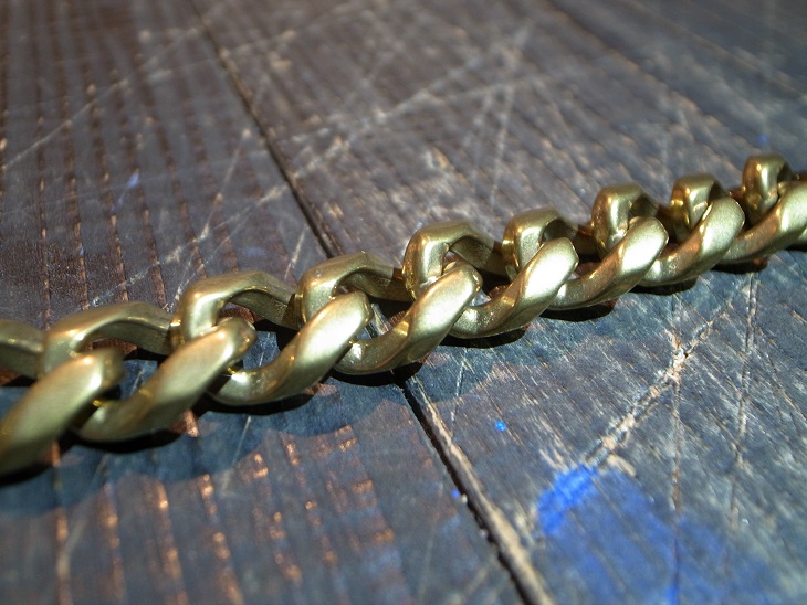BLACKDALLAS/ブラックダラス WALLET CHAIN TYPE-4(LONG) 真鍮
