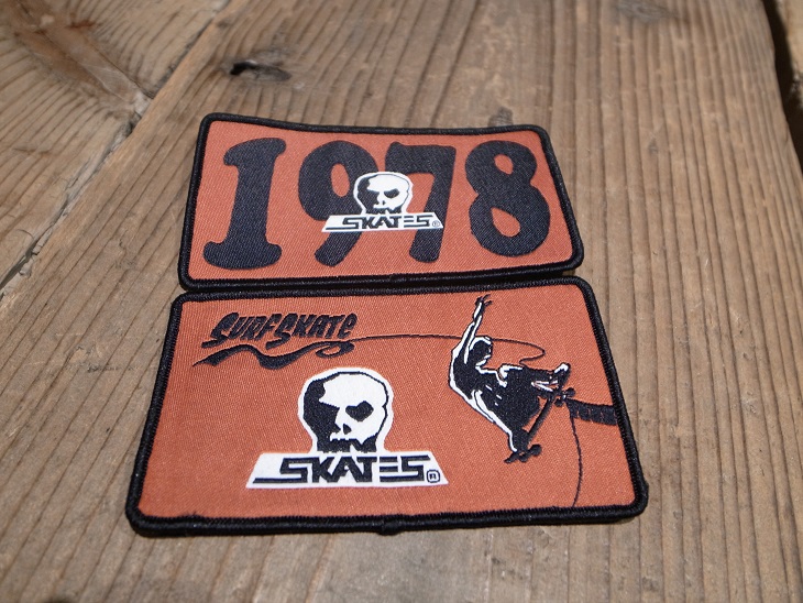 スカルスケーツSKULLSKATES/WOVENワッペン(1978/SURF SKATE