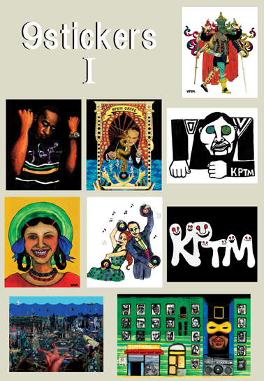KLEPTOMANIAC / 9 STICKERS TYPE I | BLACK SMOKER RECORDS