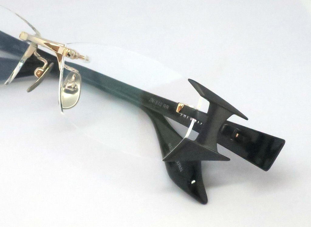 JAPONISM JN-510RR　Black & Gold JAPONISM JN-510RR Col.05 (Black＆Gold） ｜ メガネパーク・ブレス