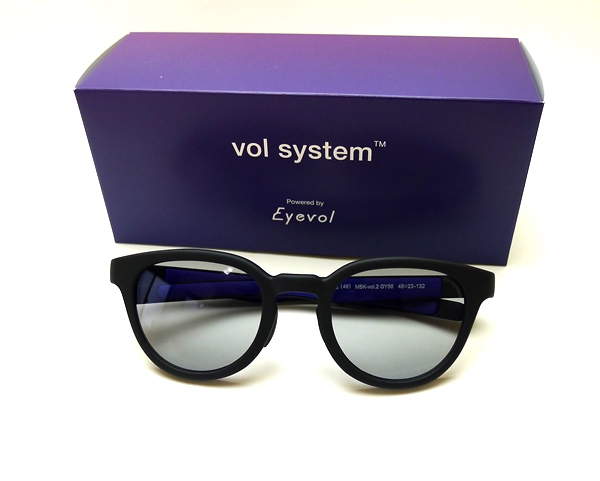 Eyevolから生まれた最高級グレードのレンズレーベル「vol system」搭載サングラス】Eyevol（アイヴォル） LEIFER Ⅲ （レイファー  スリー） MBK-vol.2 GY56 | メガネパーク・ブレス オンラインショップ | メガネ・サングラスの通販サイト