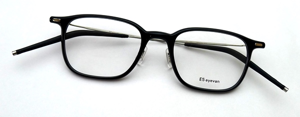E5 eyevan（イーファイブ アイヴァン） p3 BK/ST｜メガネパーク・BLESS