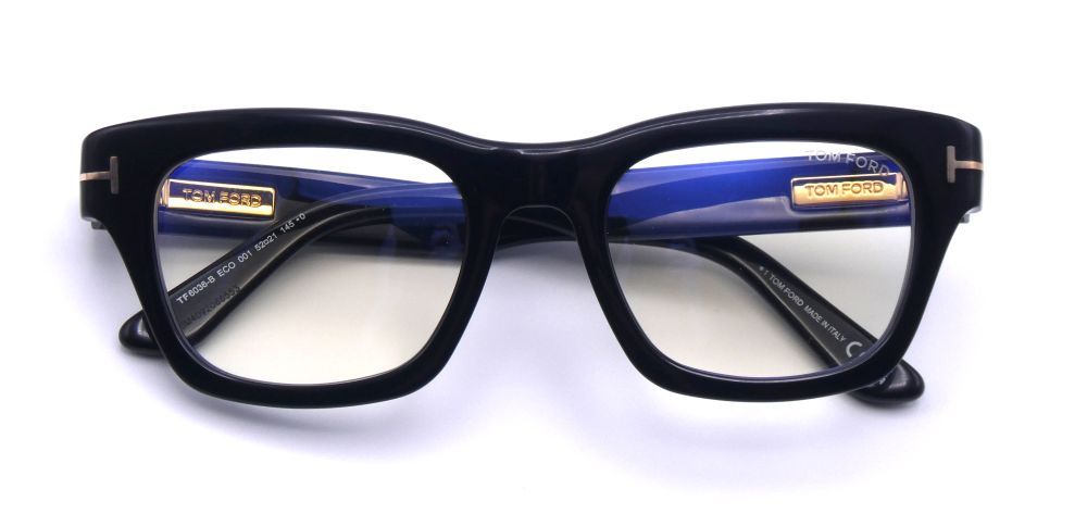 メガネ TOM FORD Tom Ford - FT6036-B 52001 - 001 Tom Ford TF6036-B 001 Blue Control Glasses - US