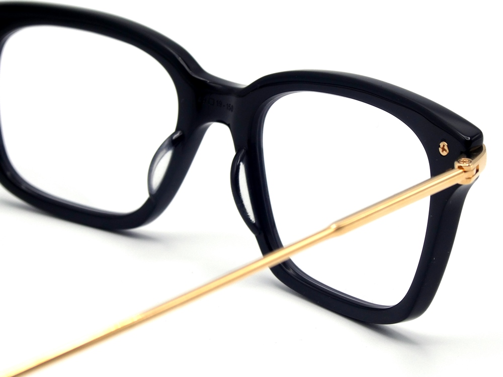 THOM BROWNE（トムブラウン） UEO701A-001-49 black / 12k gold